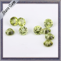 Round Brilliant Natural Peridot Stone Beads